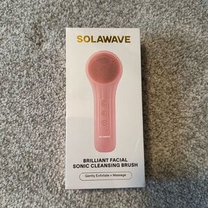 NWT Solawave facial sonic cleansing brush